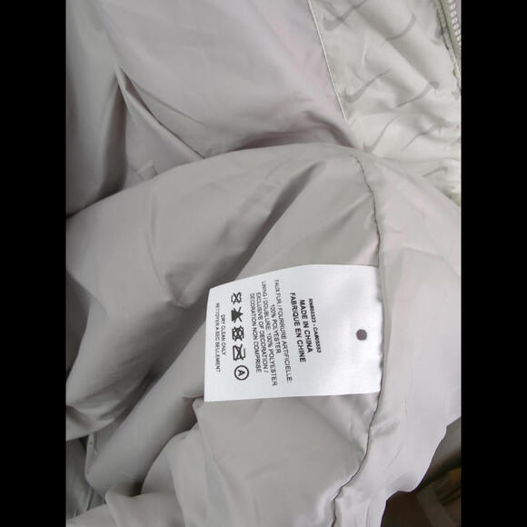 [SOLD] NEW NIKE Women's Sz S Gray FAUX FUR Swoosh Long Jacket (DQ6838 012) - Picture 7 of 8